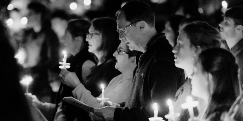Christmas Eve 2023 candlelight